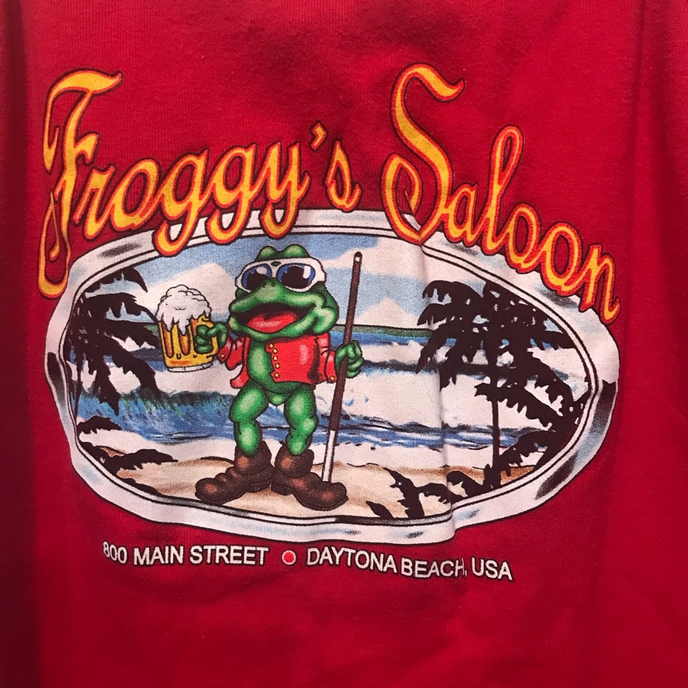 Spaghetti strap tank from Froggy’s Saloon Daytona Beach Florida